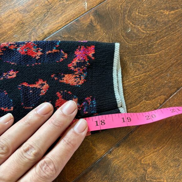 Rachel‎ Roy Sweater Size Medium Bright Multi Leopard Combo Print Rikki Pullover - Picture 4 of 8